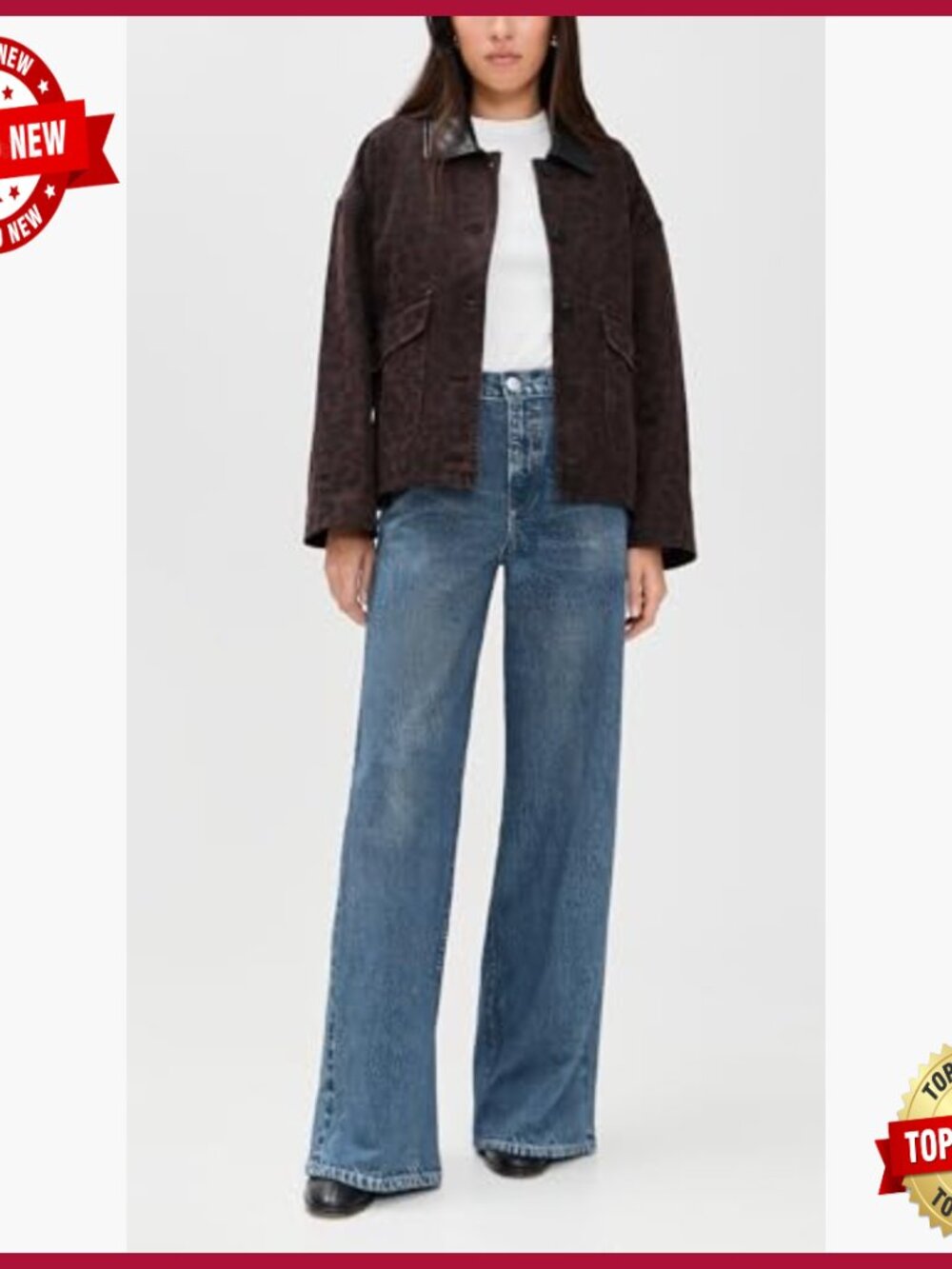 Lightweight Terry Stretch Jeans, 32.75in Inseam, High Rise - Picture 3 of 6